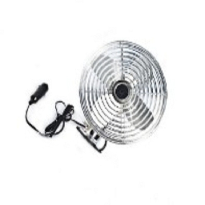 Interruptor de encendido/apagado Protector de metal de seguridad completa Mini ventilador de automóvil con encendedor de cigarrillos