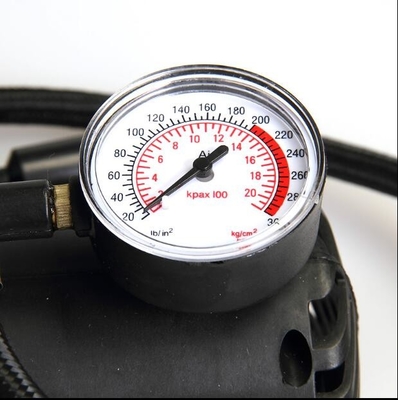 Compresor de aire de alta presión del metal de la mano garantía de 1 año con el reloj 12v 140 PSI