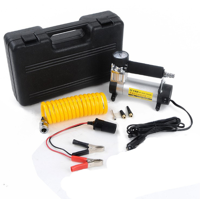 Compresor de aire de alta presión del metal de la mano garantía de 1 año con el reloj 12v 140 PSI