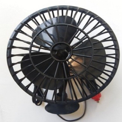 Mini montaje oscilante plástico de la taza del ventilador del coche de 4 pulgadas con el interruptor dos