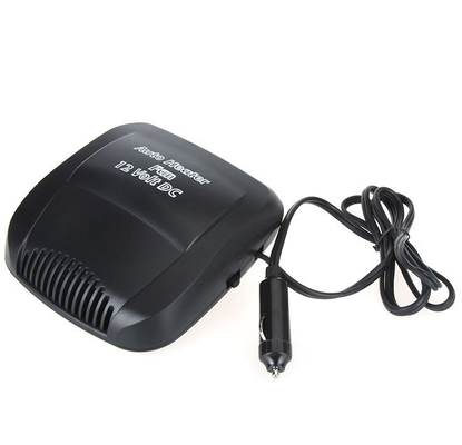 Un buen precio. Garantía de un año portátil plástica del servicio del OEM de los calentadores 150w del coche del negro de la fan en línea
