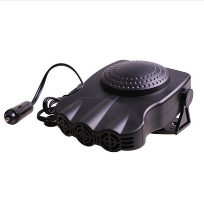interruptor caliente fresco auto portátil de Heater Small Fan Heater With del negro de 12v 150w