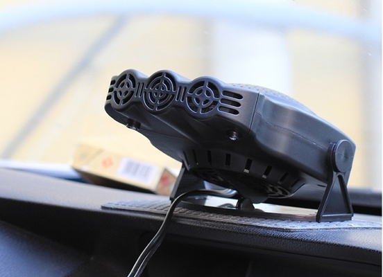 interruptor caliente fresco auto portátil de Heater Small Fan Heater With del negro de 12v 150w