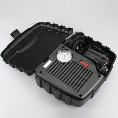 El color portátil 250psi del negro del compresor de aire de DC 12v modificó para requisitos particulares con el reloj