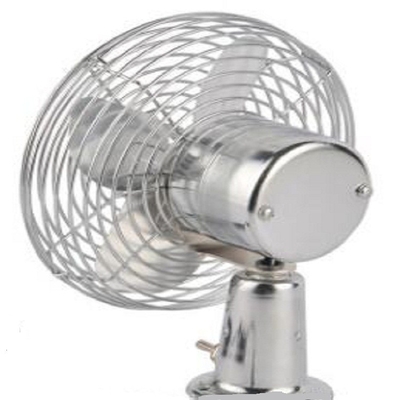 Pulgada 12v/24v oscilantes de Mini Electric Car Cooling Fan 6 en color plata