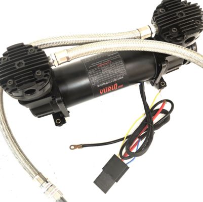 Compresor de suspensión neumática para coche de doble cilindro de alta resistencia