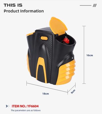 Compresor de aire de neumáticos de automóviles portátiles de 12 V 150 PSI con luz LED
