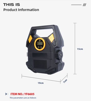Portable Tyre Inflators for Cars air Pump 12v with Light