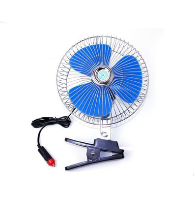 Ventiladores automotrices azules y de plata/metal y fan eléctrica plástica del radiador