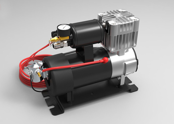 Compresor de aire para automóviles de metal pesado Dc12v/24v para camión con clip de cocodrilo