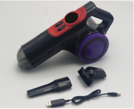 Recargable 12V aspiradora y compresores de aire Mini portátil con luz LED aire 4 en 1 neumático inflar y limpieza