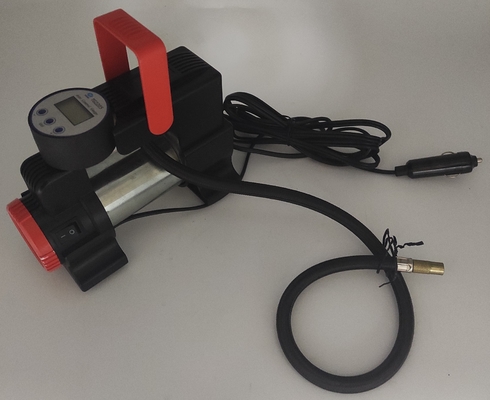 Compresor de aire de automóvil portátil de luz LED DC12V con medidor digital