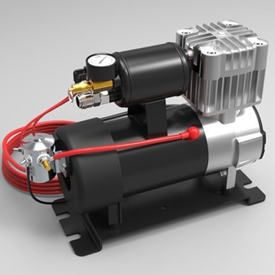 Compresor de aire para automóviles de metal DC12V/24V de trabajo pesado para inflación de camiones