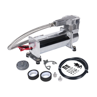 Compresor de aire portátil de acero cromado rápido 12v de servicio pesado para automóviles todoterreno
