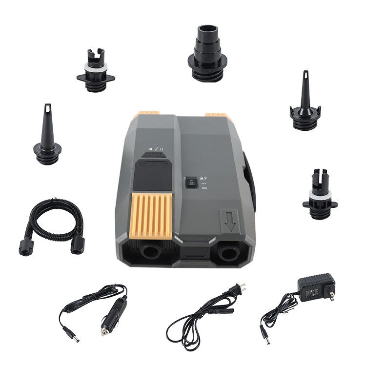 SUP y con DC12V Car Plug Recargable Air Pump AC 110v-220v Potencia eléctrica para tabla de remo