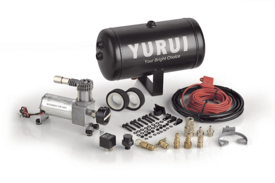 Un buen precio. De poca potencia a bordo el metal del compresor de aire 120PSI el un tanque del aire del galón en línea
