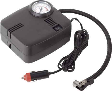 Un buen precio. Compresor de aire remoto del coche del negro DC12V de la caja para diverso neumático del tamaño en línea