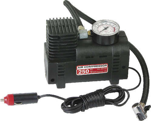 Un buen precio. Compresor de aire plástico negro del coche de la inflación rápida DC12V para diversos neumáticos en línea