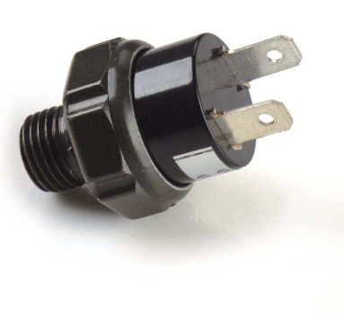 Un buen precio. Colocaciones neumáticas negras de la bomba de aire/interruptor de presión plástico del compresor de aire 12v en línea