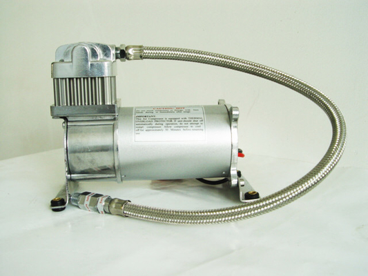 Un buen precio. Solo Chrome compresor de aire 12V y 24V de 150psi IP54 YURUI 6376R en línea