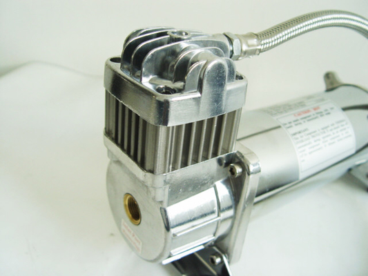 Un buen precio. Compresor resistente de la suspensión del paseo del aire 12V o 24v para la ayuda de la carga de los sacos hinchables 150psi en línea