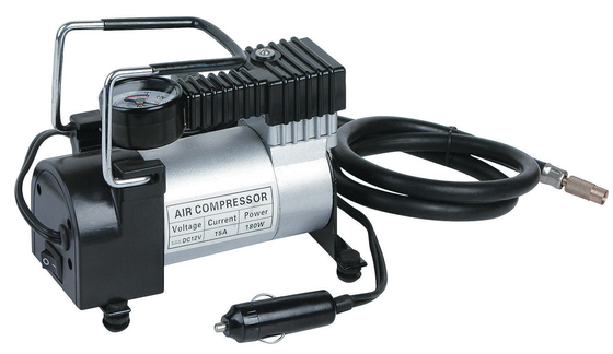Un buen precio. Compresor de aire portátil del vehículo de culata del metal plateado 140PSI en línea