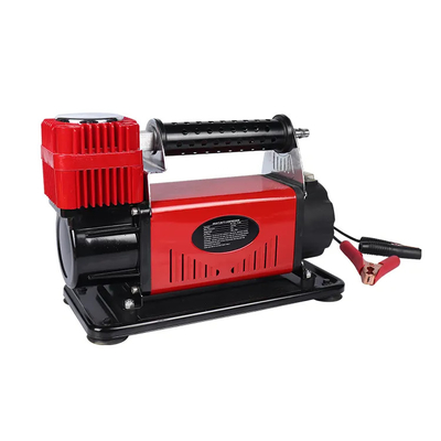 Un buen precio. Compresor de aire para automóviles DC12V con medidor de presión neumático de automóvil inflador de aire compressor de aire de cilindro único en línea