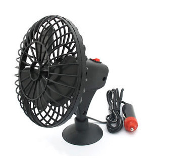 Un buen precio. Pulgadas portátil de DC 12v de las fans de Mini Black Plactic Vehicle Cooling 4 con la adsorción en línea