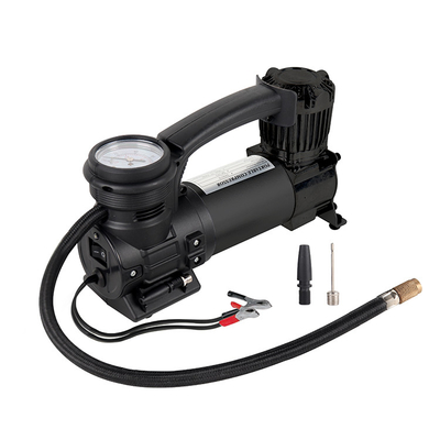Un buen precio. Compresor de aire para vehículos pesados Metal para camiones todoterreno 4x4 Alta presión Compresor de aire de plata Infladores de neumáticos para automóviles en línea