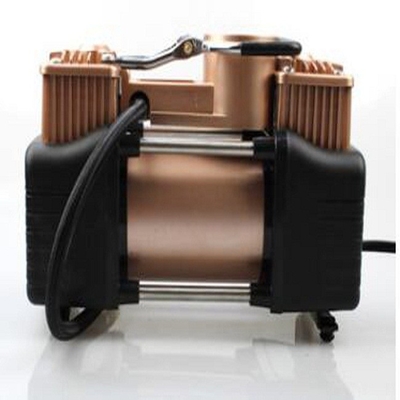 Un buen precio. Compresor de aire del coche del oro 12v DC, compresor de aire auto 150psi portátil en línea