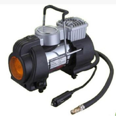 Un buen precio. 3 en 1 bomba de aire del metal, compresor de aire portátil 12v con la lámpara en línea