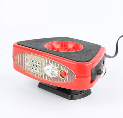 Calentadores de coches de cerámica ABS Dc12v portátiles con luz LED