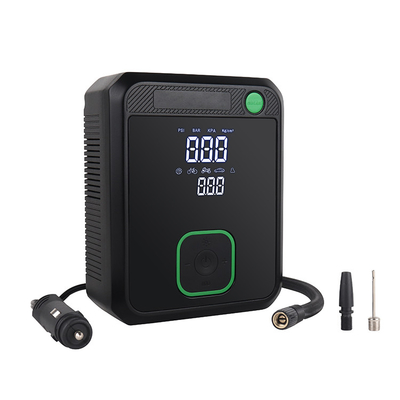 Un buen precio. Compresor de aire para automóviles digital sin cables recargable con pantalla LCD bomba de aire portátil de 12 V en línea