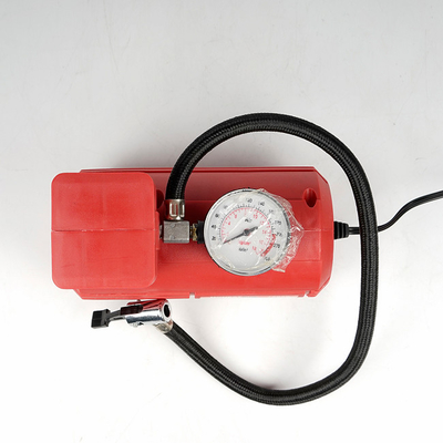Un buen precio. Cordón rojo de Mini Air Pump Dc 12v el 10ft de los compresores de aire del vehículo para la bicicleta del coche en línea