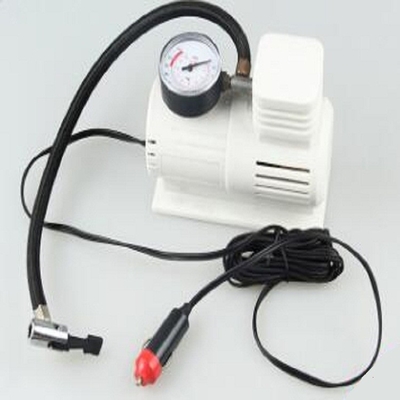 Un buen precio. Manguera blanca de Mini Air Pump With los 45cm, compresor de aire resistente de mano del coche en línea