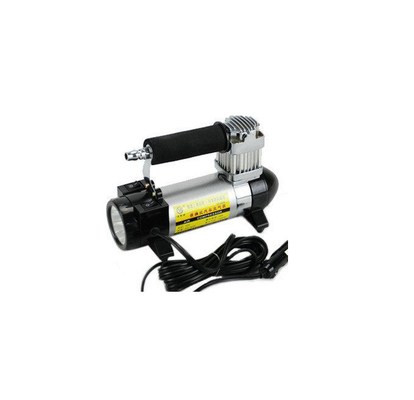 Un buen precio. solo material del metal de la bomba del compresor de aire del cilindro 12v con la luz 100 PSI en línea
