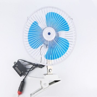 Un buen precio. Material plástico del montaje del coche eléctrico del tornillo azul 12v/24v del ventilador en línea