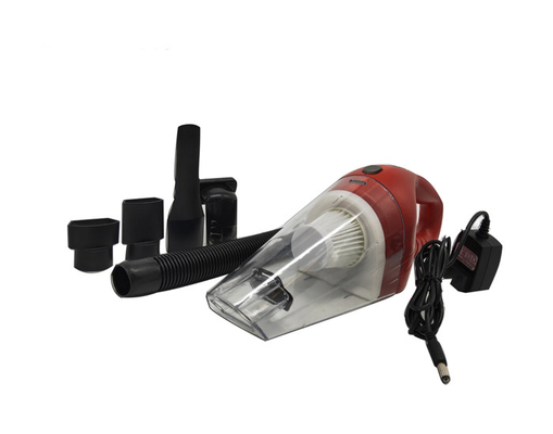 Aspirador portátil del coche de Recordless 12v color rojo y blanco de DC