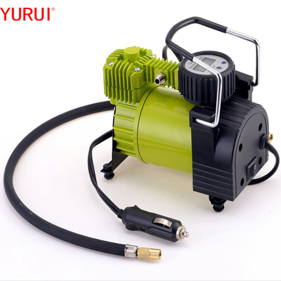 Un buen precio. Compresor de aire de automóvil portátil de metal, bomba de neumáticos DC12V con encendedor de cigarrillos en línea